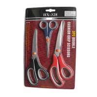 3pcs cushion grip scissors set