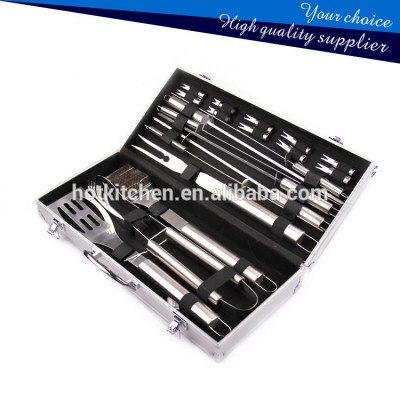 High quality 20 pieces BBQ griil tool set