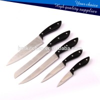 New style PP plastic handle and Stainless Steel 5pcs Kitchen Knife set