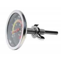 JX-3E BBQ Grill Thermometer Stainless Steel Oven Bimetal Pointer Thermometer